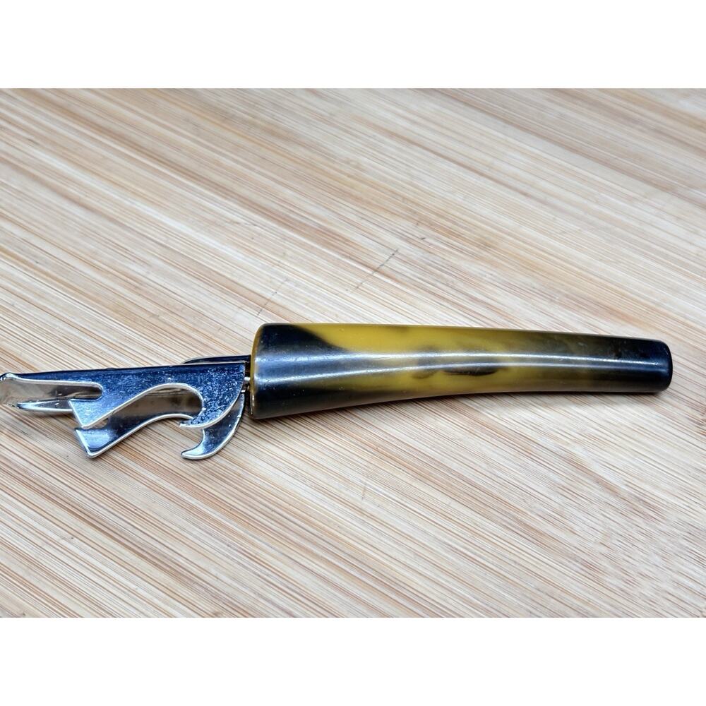 MCM Bakelite Marbled Carmel & Butterscotch Trav-L-Bar Bottle Opener - Picture 6 of 10